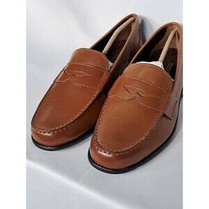 Rockport Classic Loafer Penny Tan Havane Men's Size 8 NIB